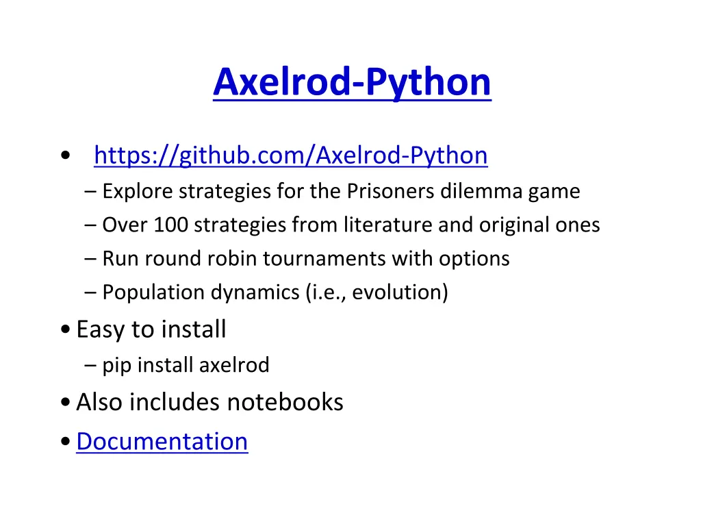axelrod python