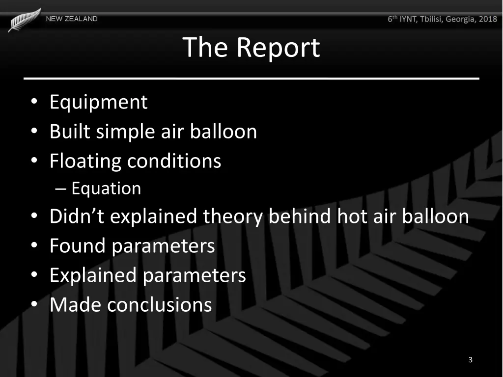 the report