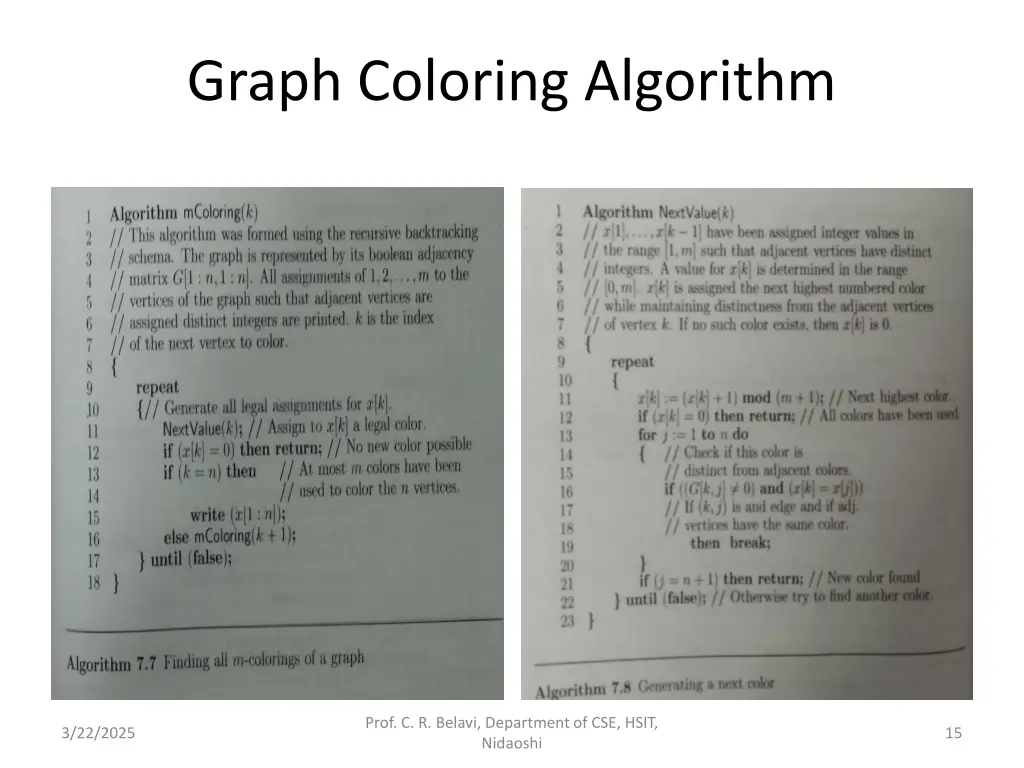 graph coloring algorithm