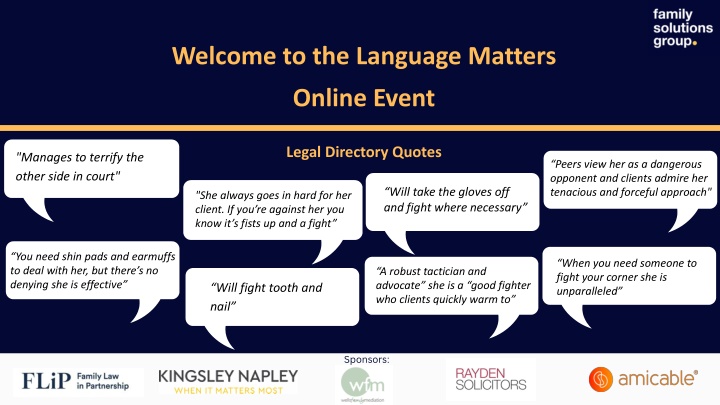 welcome to the language matters