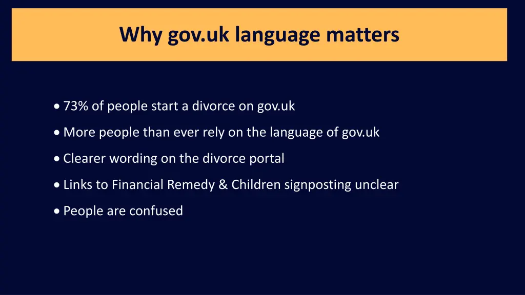 why gov uk language matters