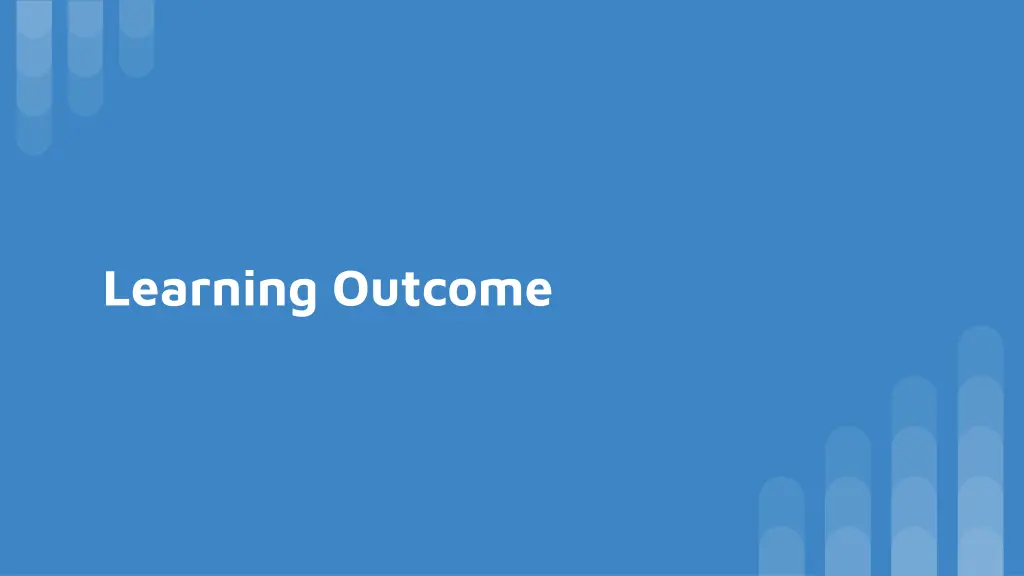 learning outcome
