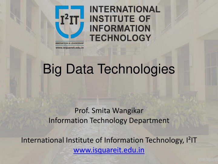 big data technologies