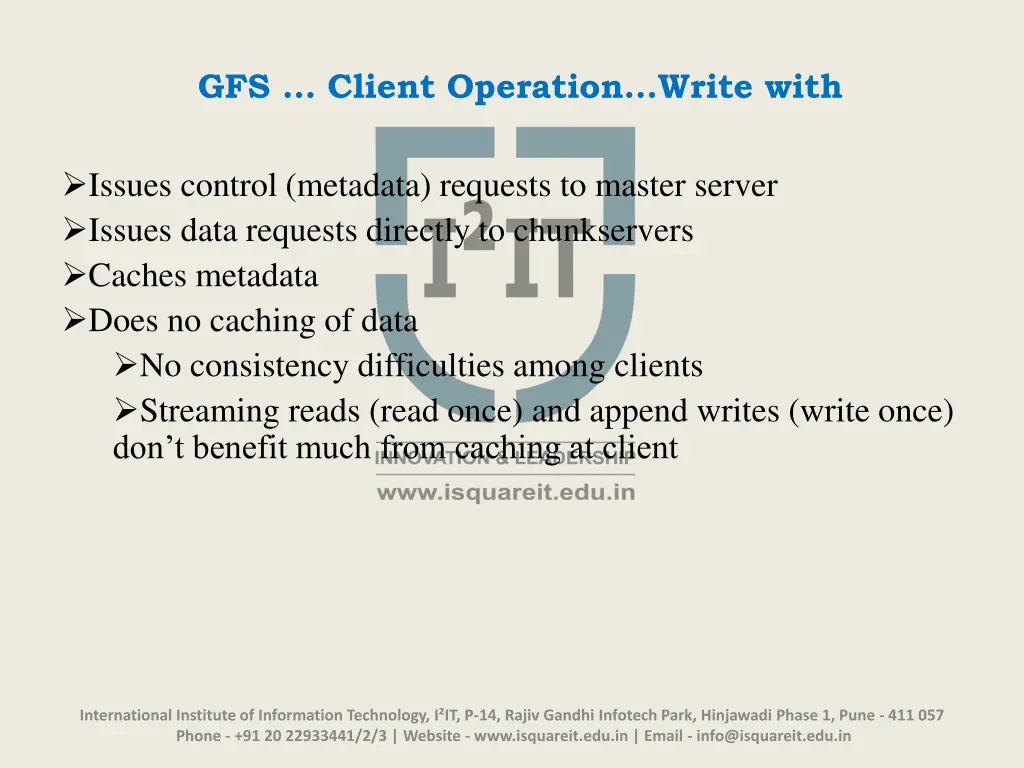 gfs client operation write with