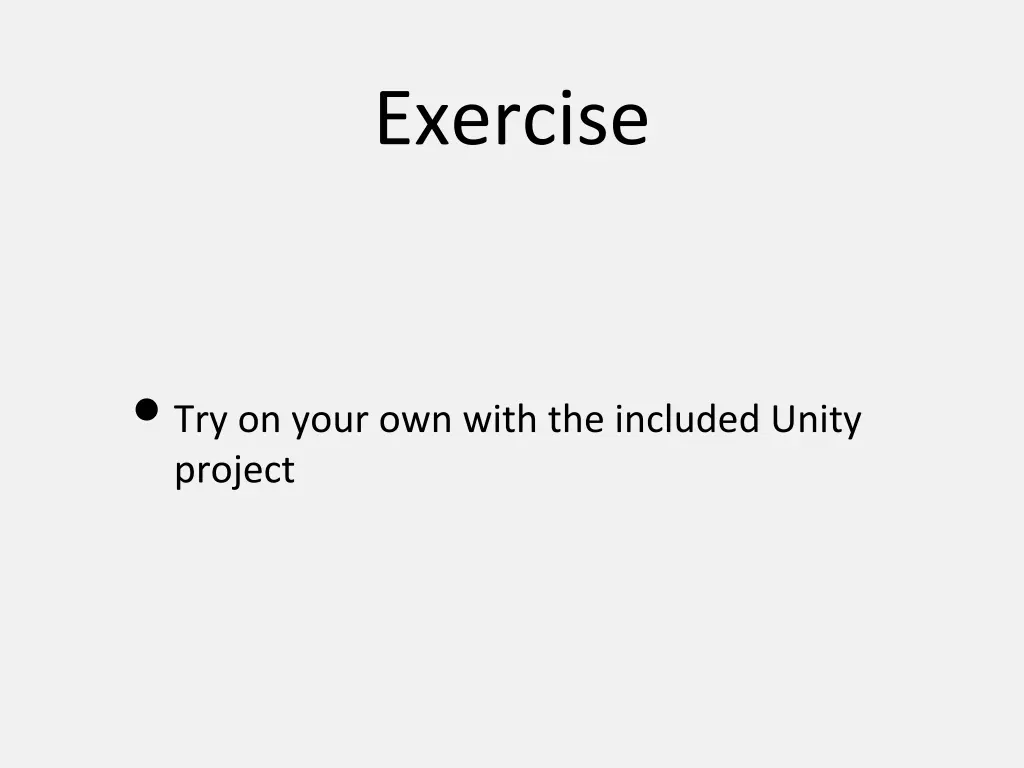 exercise