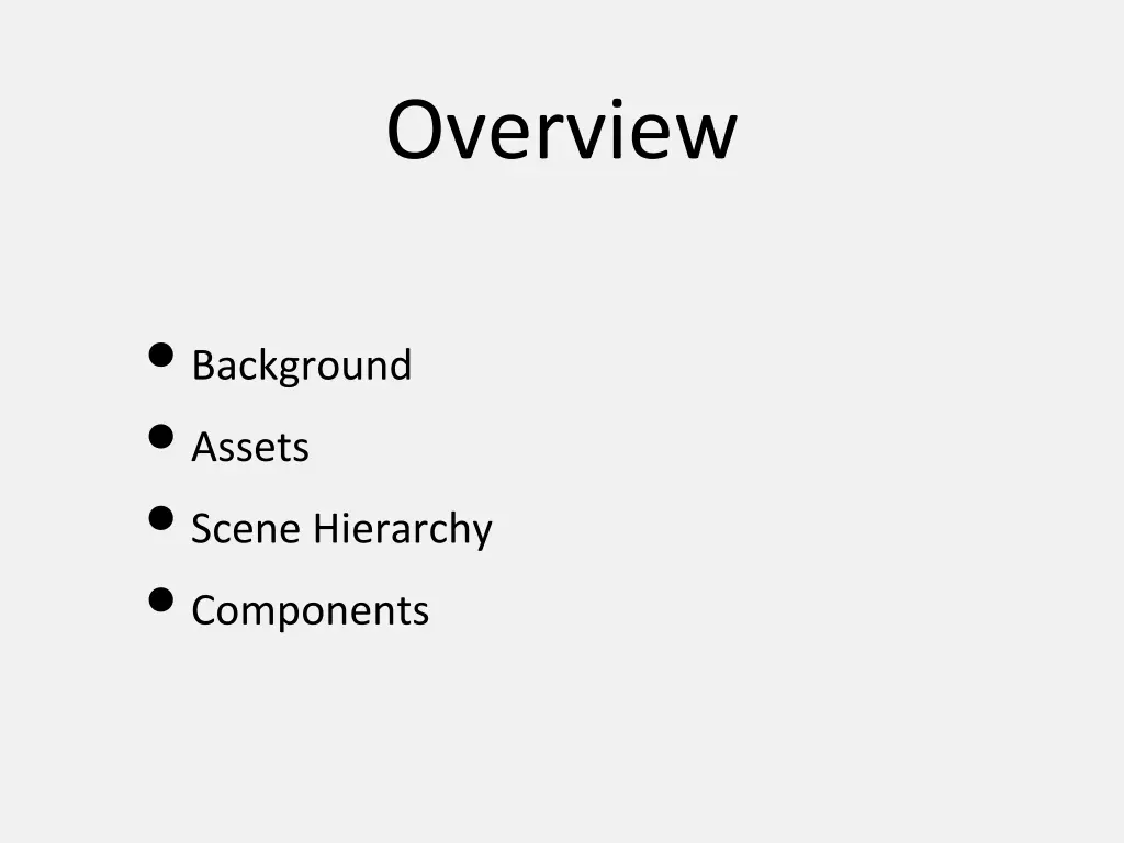 overview
