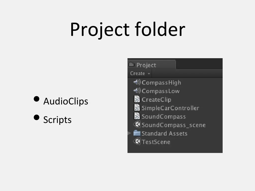 project folder