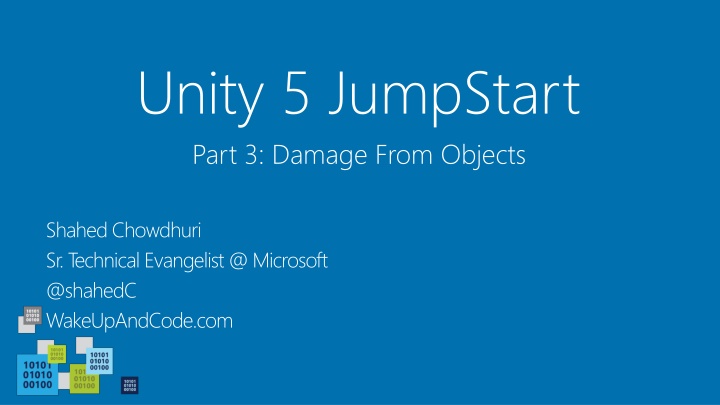 unity 5 jumpstart part 3 damage from objects