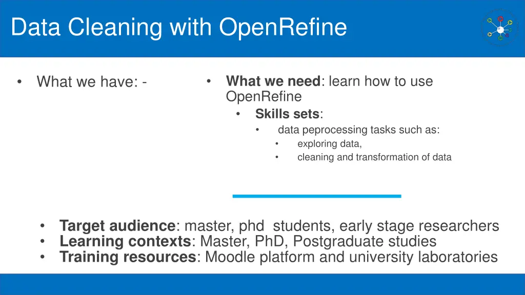 data cleaning with openrefine