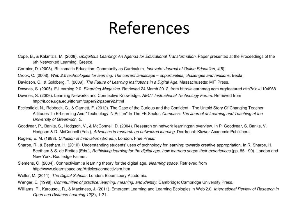 references