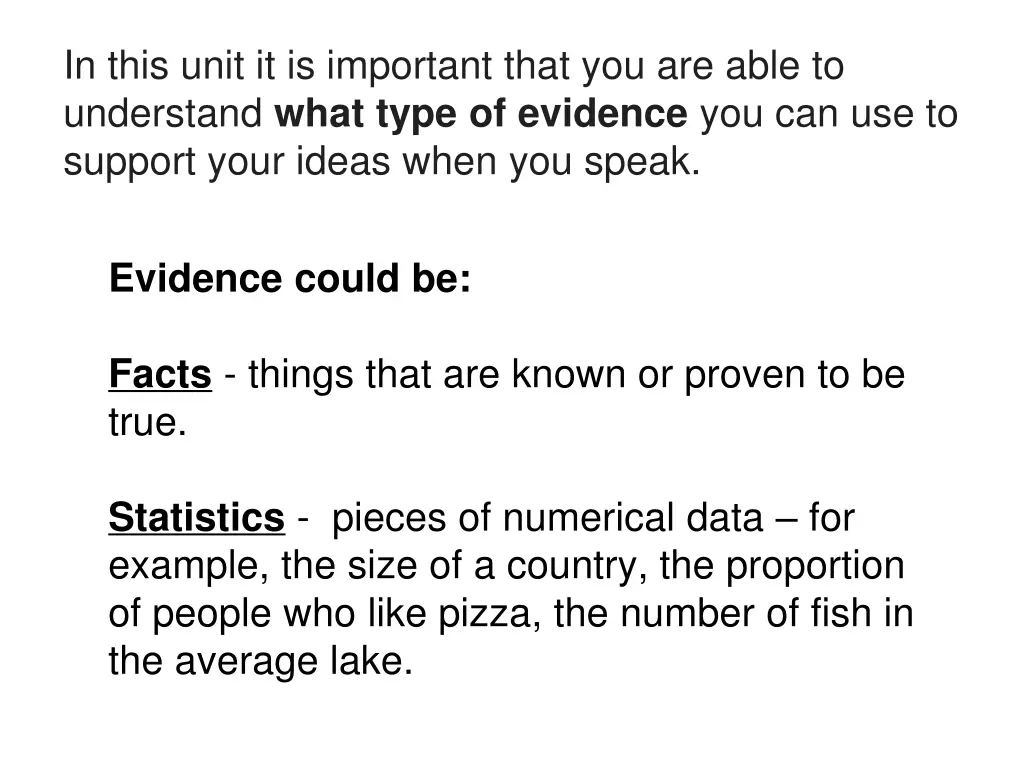 in this unit it is important that you are able