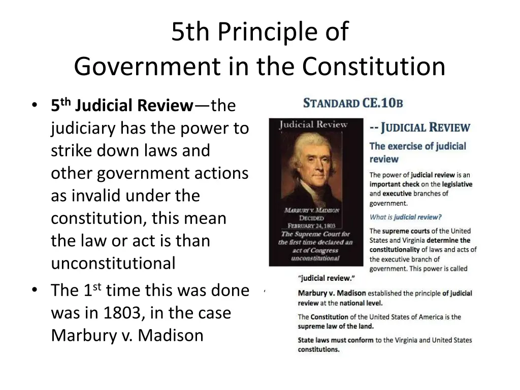 5th principle of