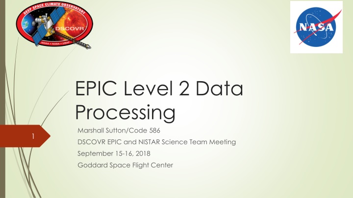 epic level 2 data processing marshall sutton code