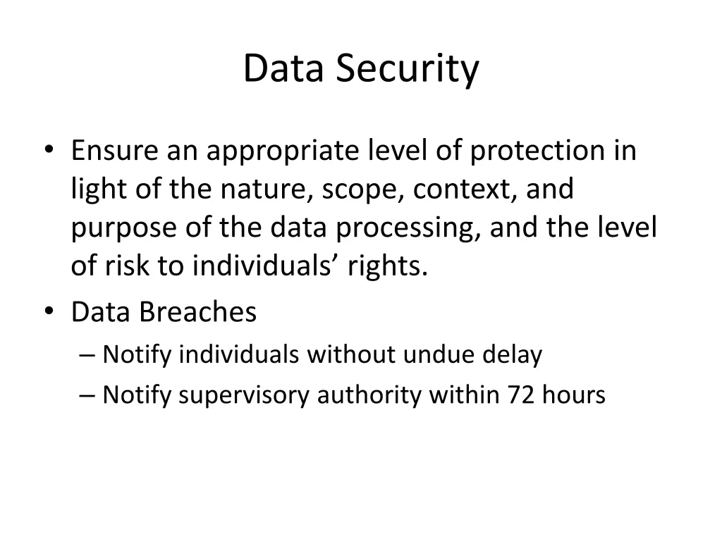 data security