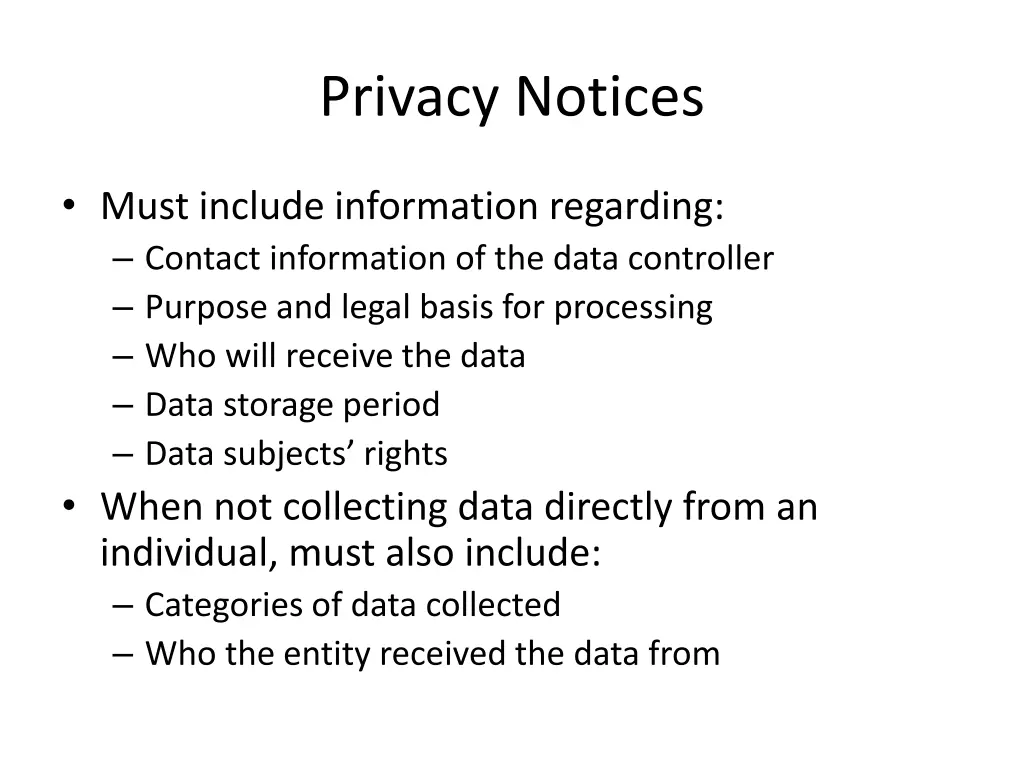 privacy notices 1