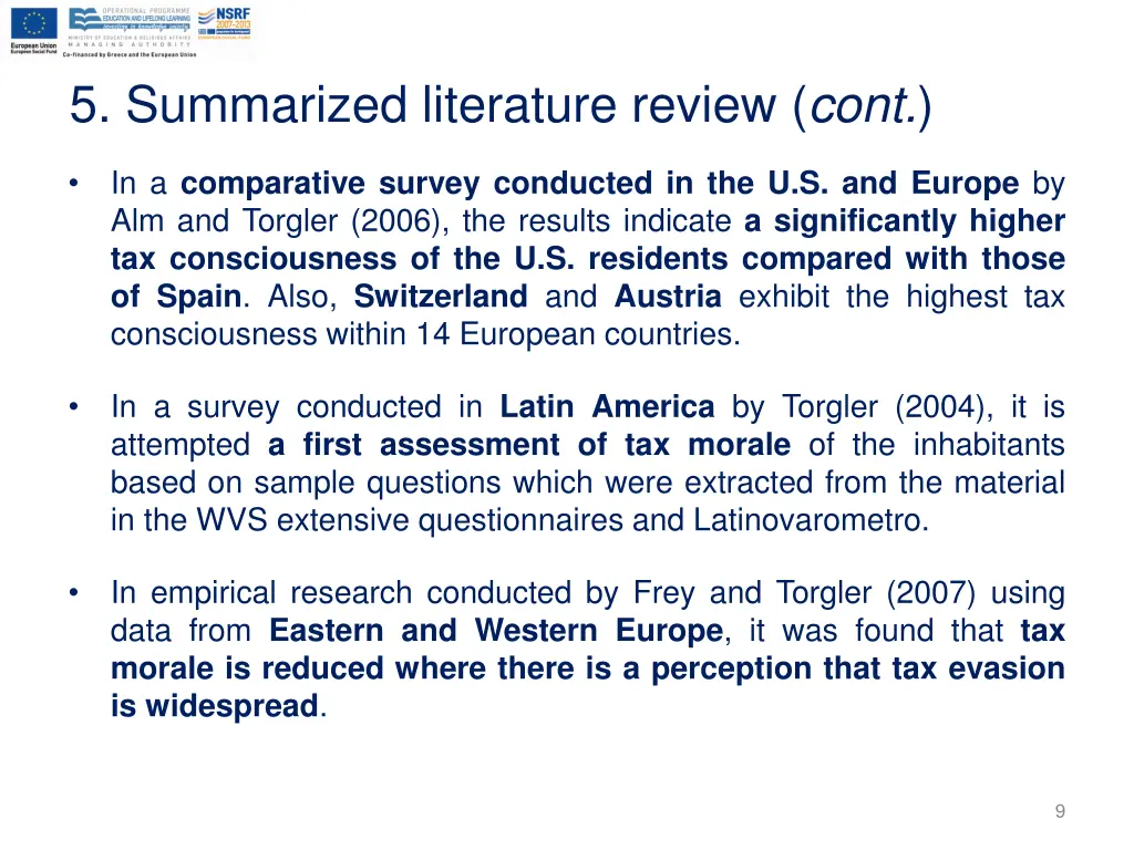 5 summarized literature review cont 1