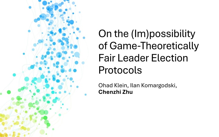 on the im possibility of game theoretically fair