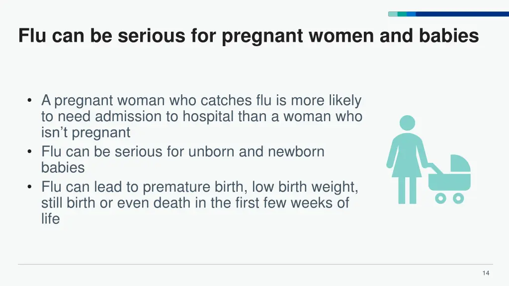 flu can be serious for pregnant women and babies