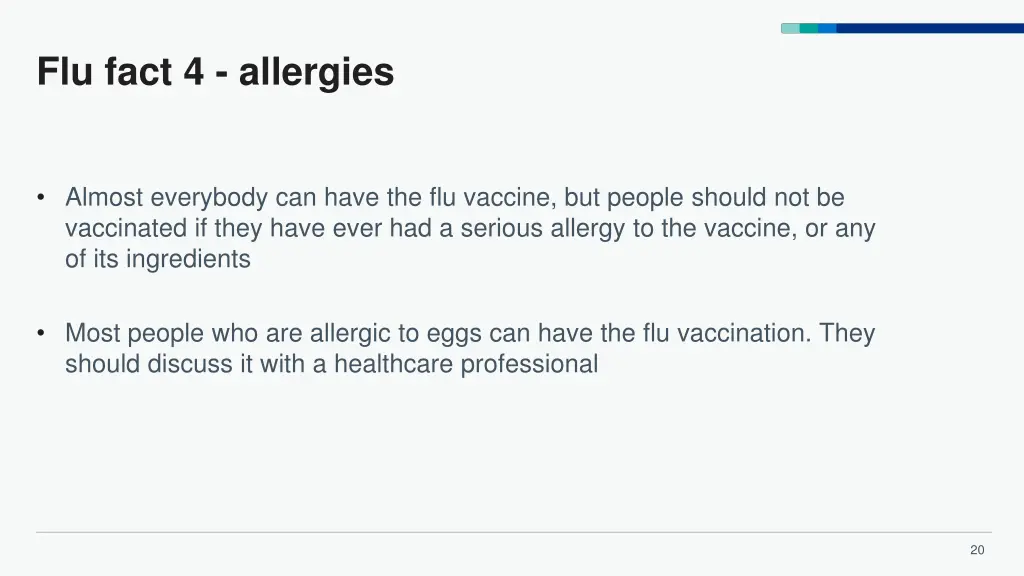 flu fact 4 allergies