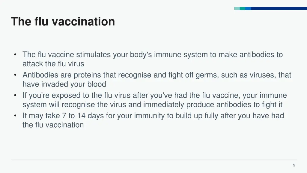 the flu vaccination