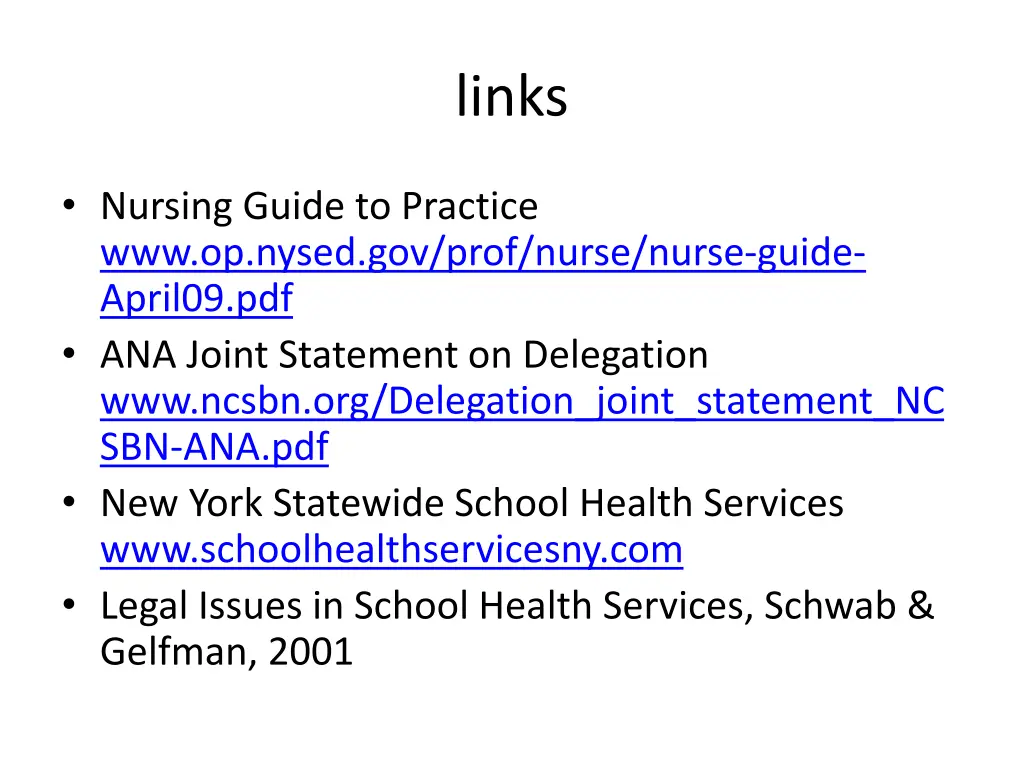 links 1