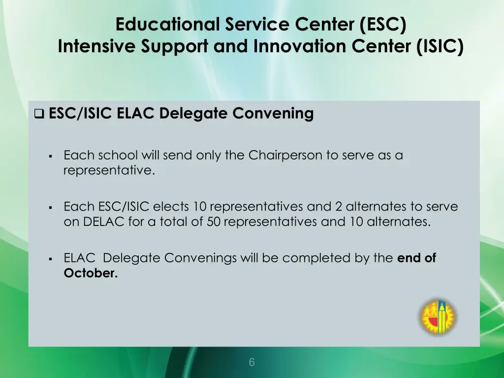 educational service center esc intensive support