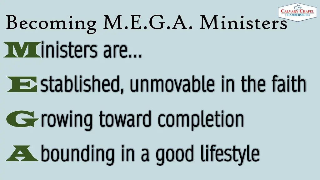 becoming m e g a ministers becoming 4