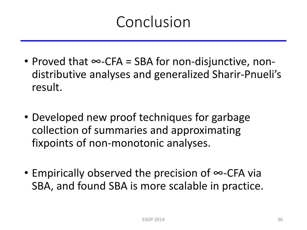 conclusion
