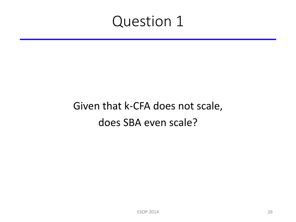 question 1