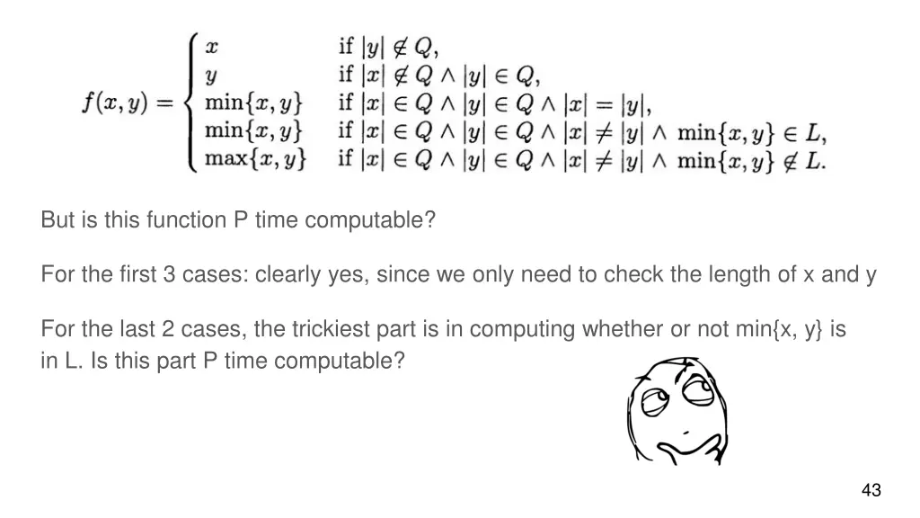 but is this function p time computable