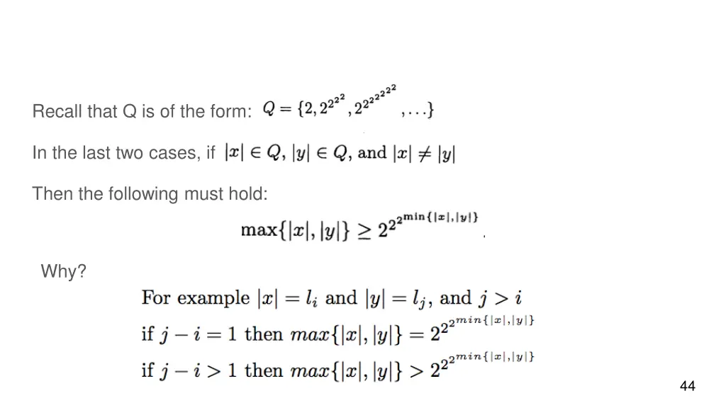recall that q is of the form