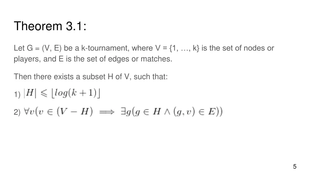 theorem 3 1