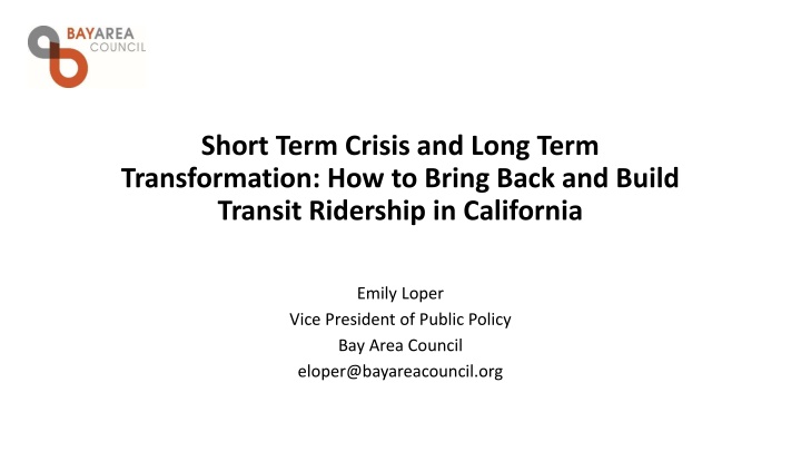 short term crisis and long term transformation