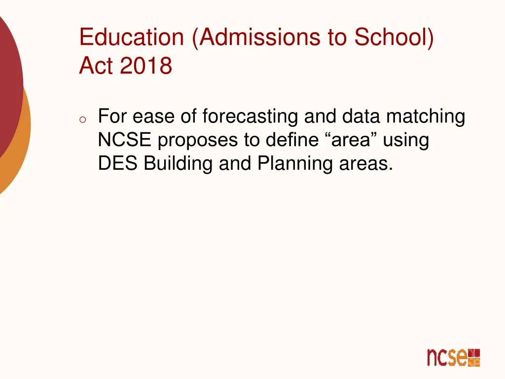 education admissions to school act 2018 13