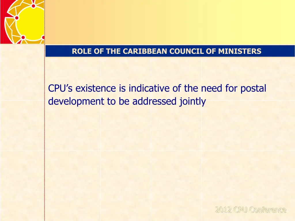 role of the caribbean council of ministers