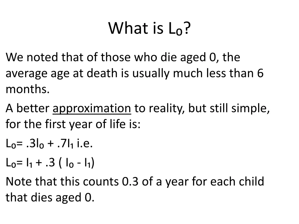 what is l