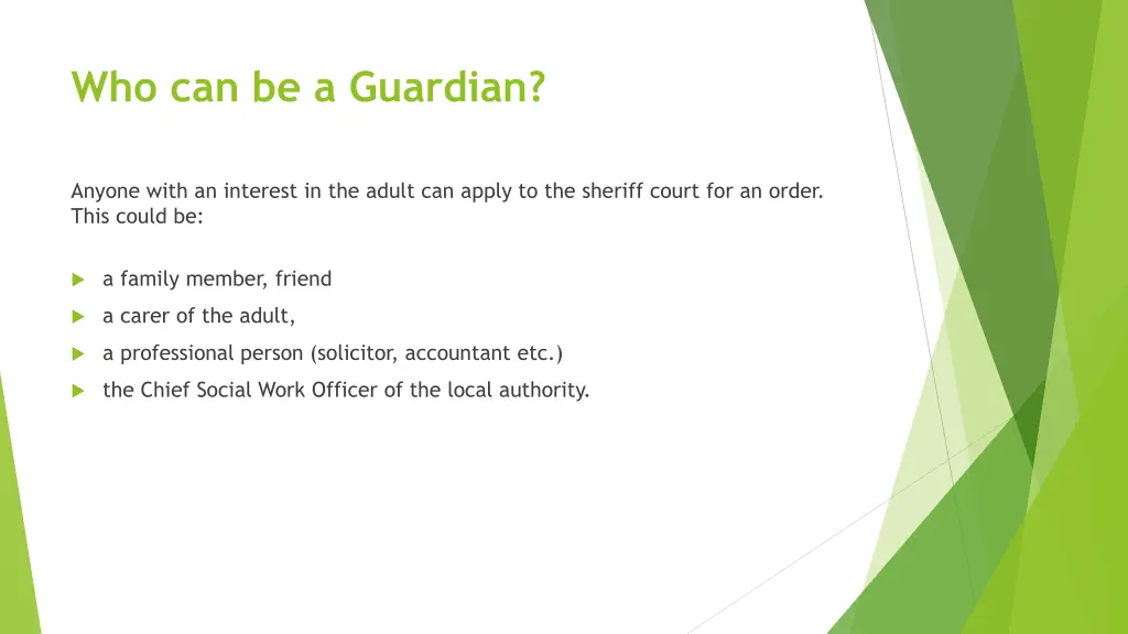 who can be a guardian