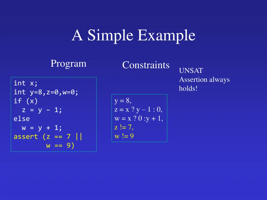 a simple example 1