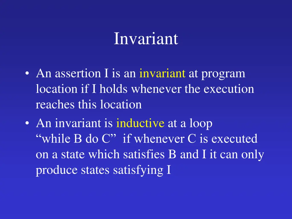 invariant