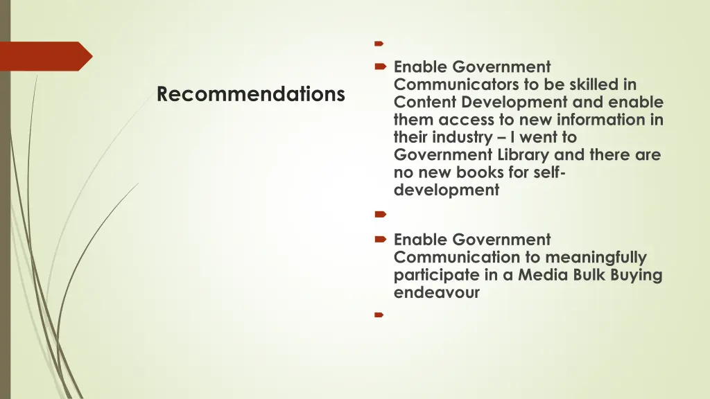enable government communicators to be skilled