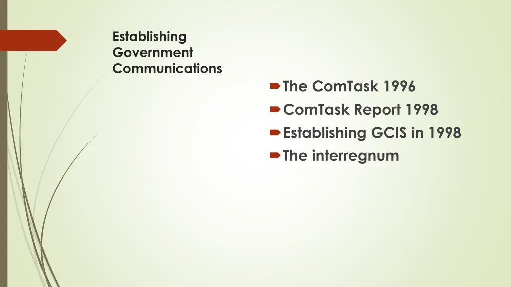 establishing government communications