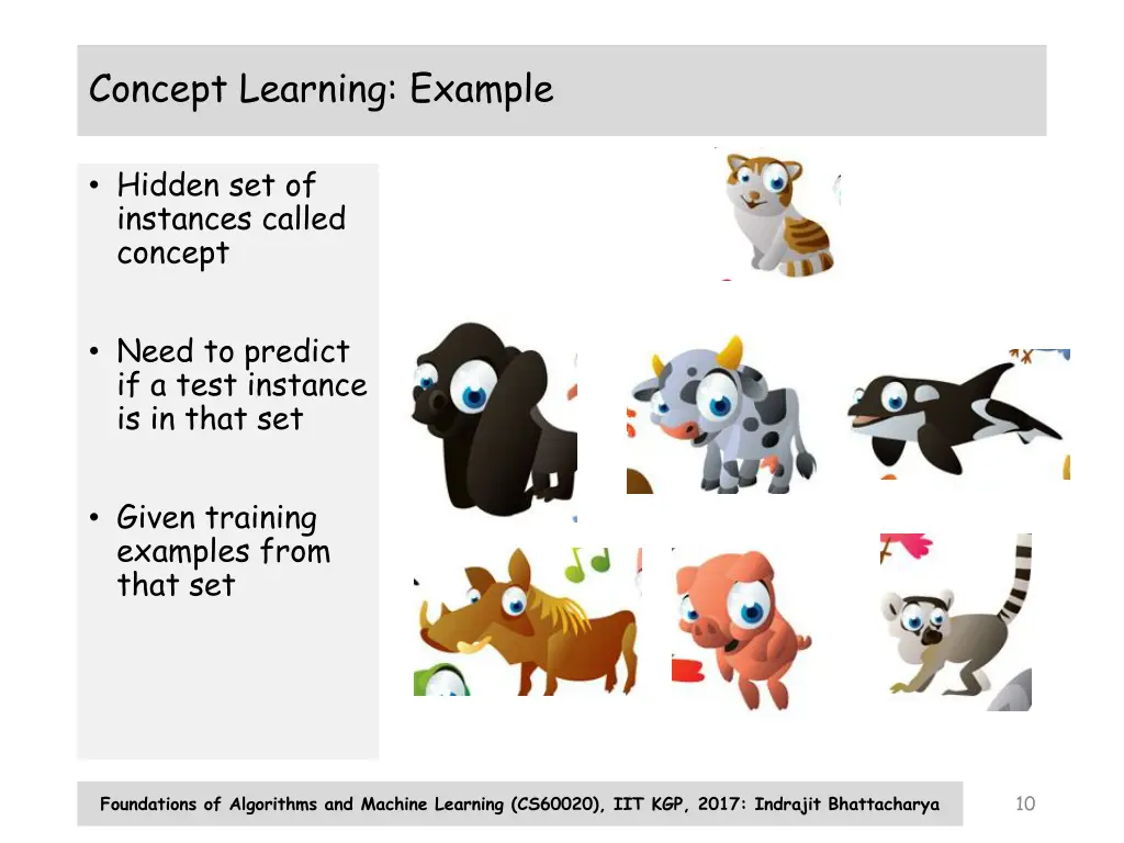 concept learning example