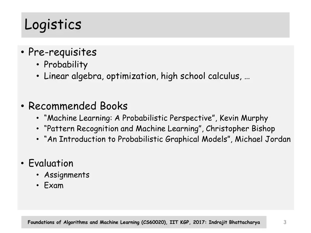 logistics