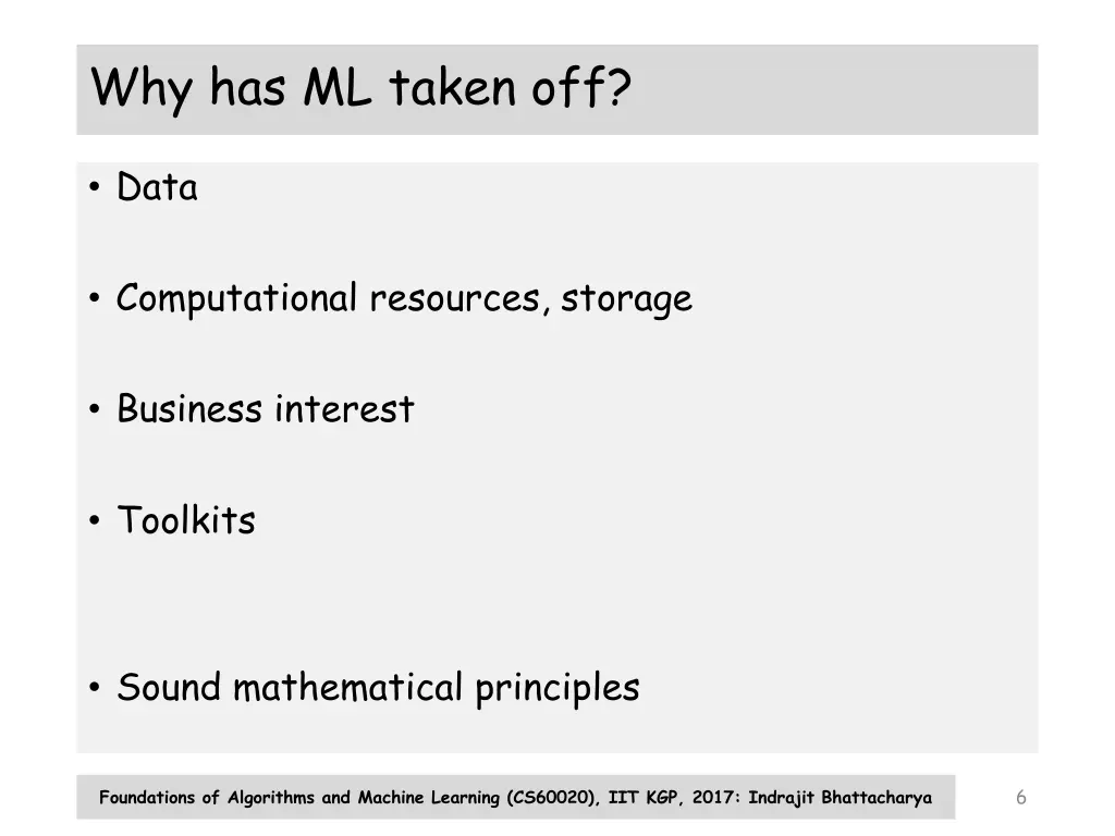 why has ml taken off