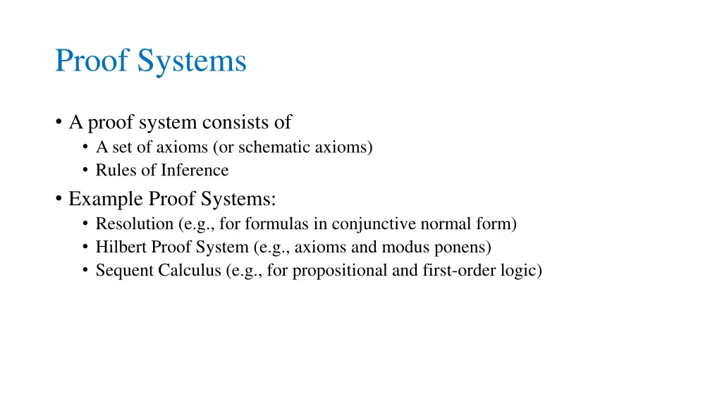proof systems 1