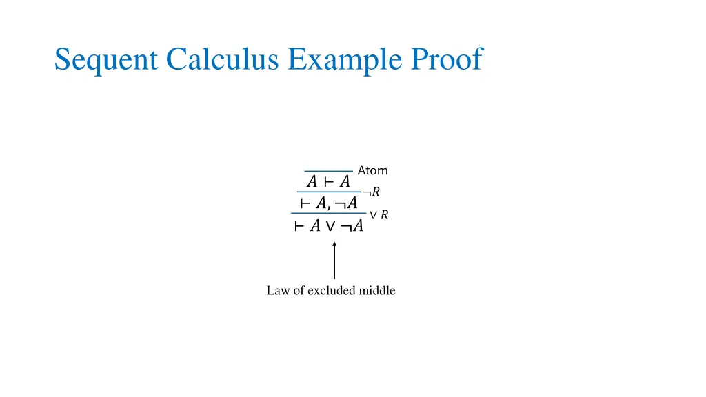 sequent calculus example proof