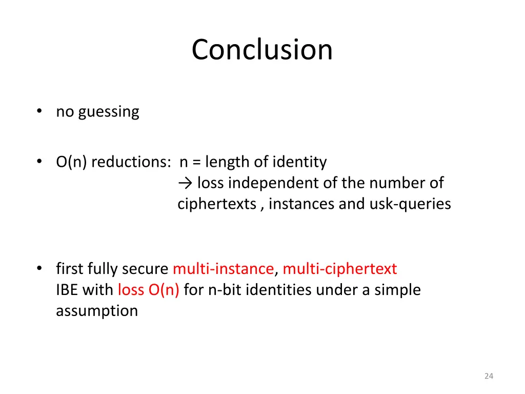 conclusion