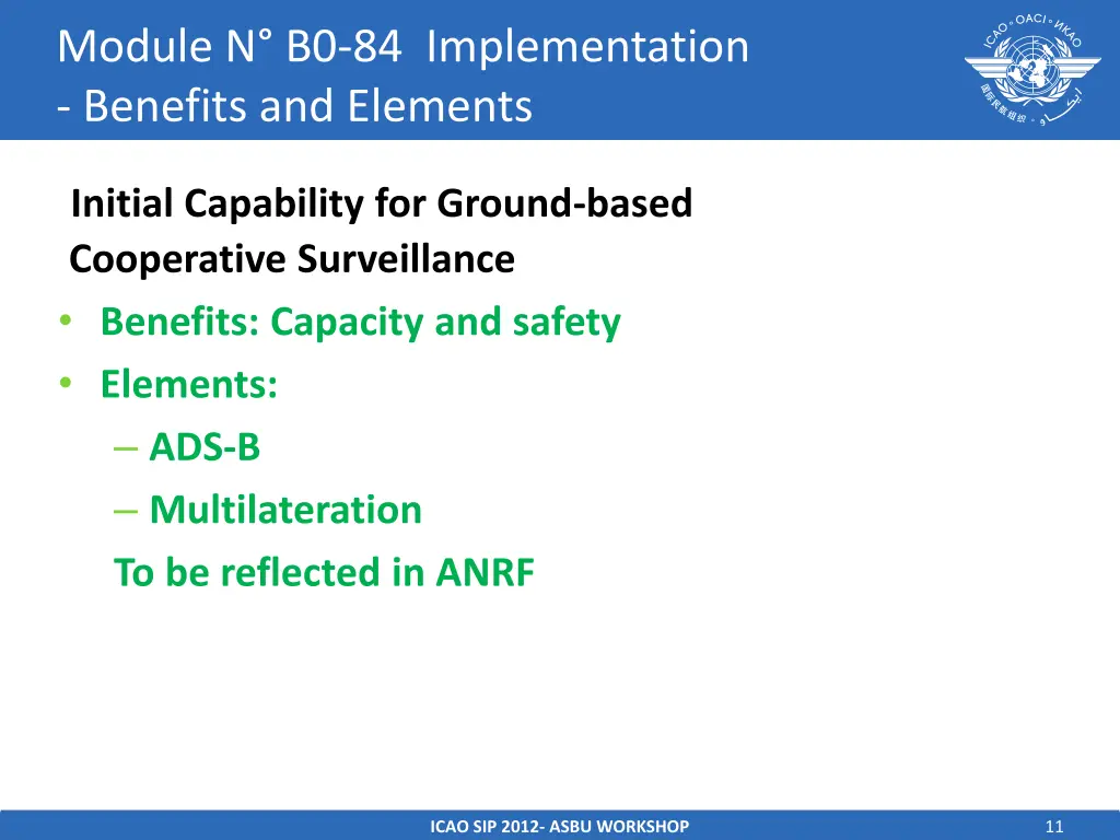 module n b0 84 implementation benefits