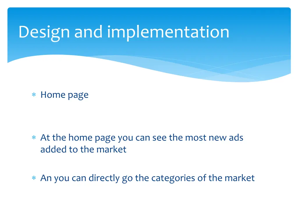design and implementation 1