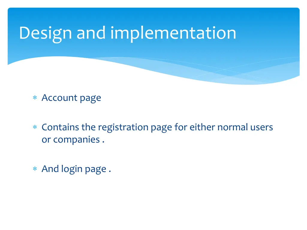 design and implementation 3